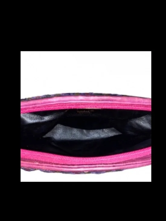 Sharif Multicolor Woven Leather Shoulder Bag - Picture 4 of 5